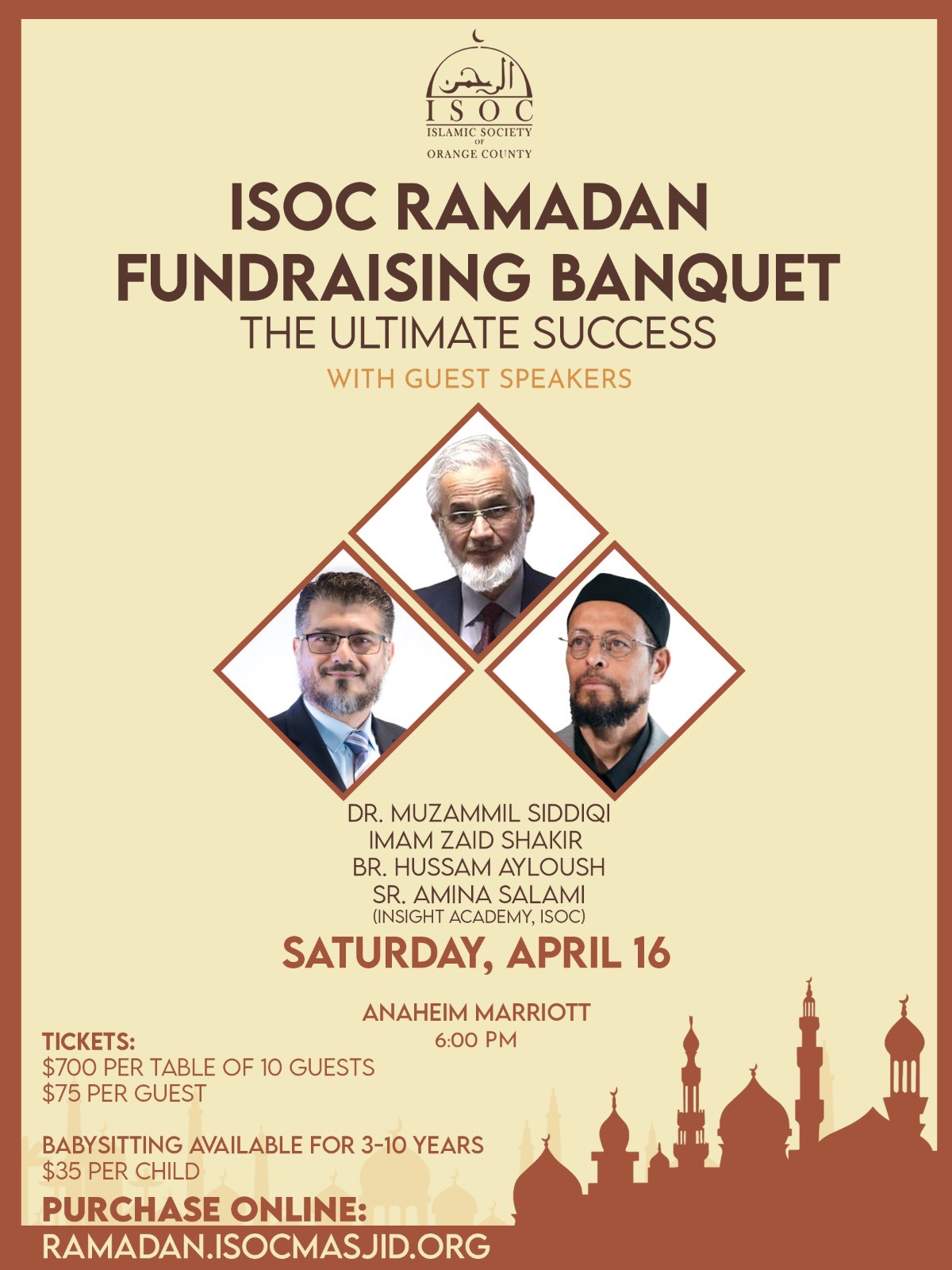 ISOC Fundraiser Sat. April 16th