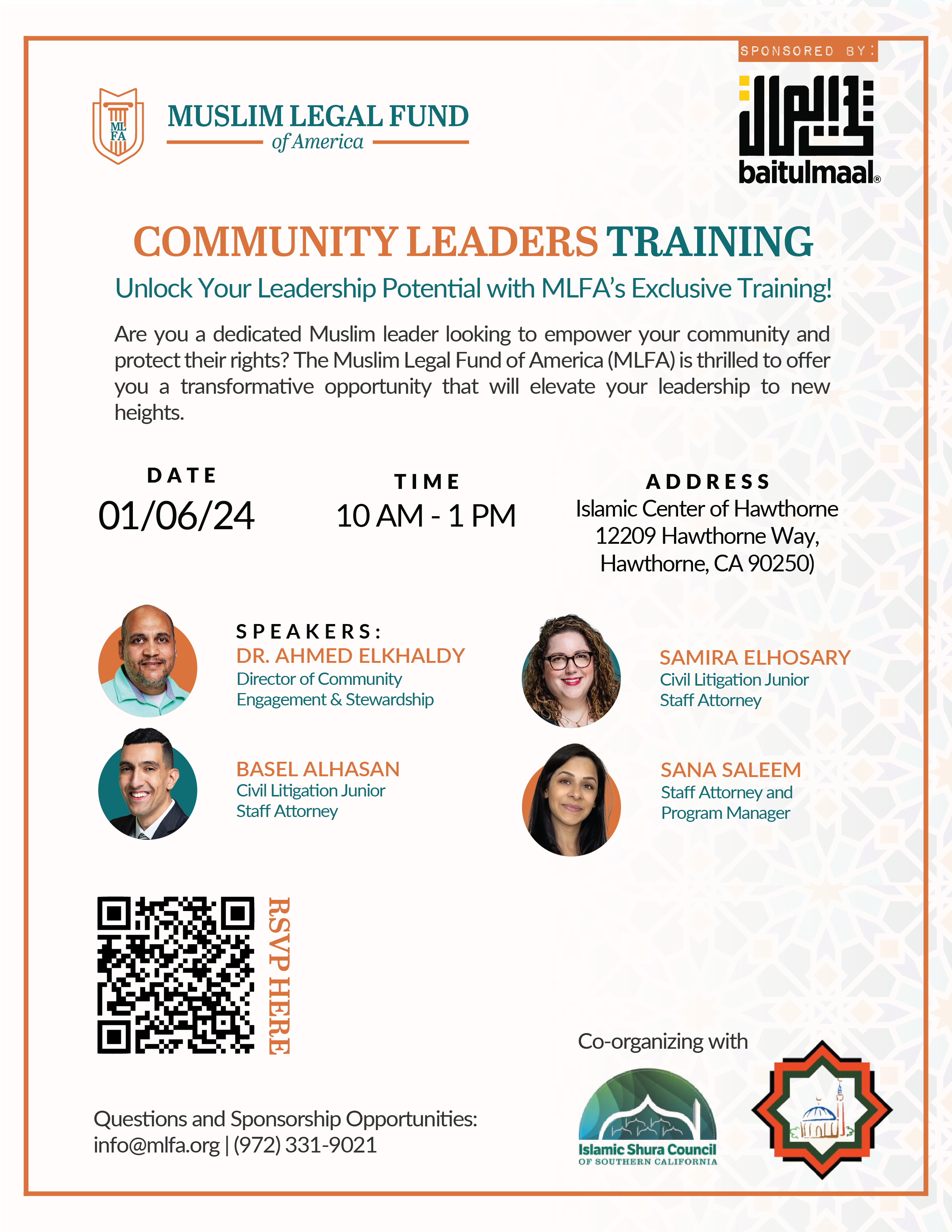 Community Leaders Training – Shura Council